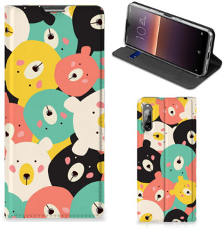 B2Ctelecom Telefoonhoesje Sony Xperia L4 Wallet Bookcase Bears