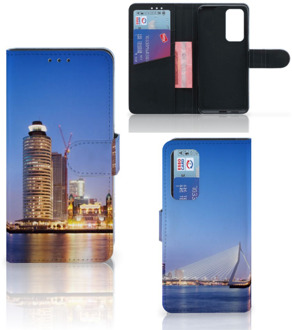 B2Ctelecom Telefoonhoesje Tekst Huawei P40 Case Rotterdam