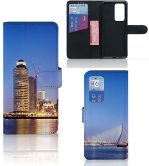 B2Ctelecom Telefoonhoesje Tekst Huawei P40 Pro Case Rotterdam