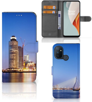 B2Ctelecom Telefoonhoesje Tekst OnePlus Nord N100 Case Rotterdam