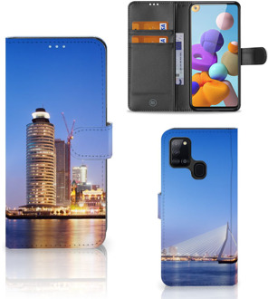 B2Ctelecom Telefoonhoesje Tekst Samsung Galaxy A21s Case Rotterdam