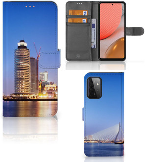 B2Ctelecom Telefoonhoesje Tekst Samsung Galaxy A72 Case Rotterdam