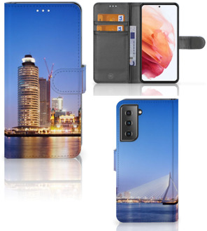 B2Ctelecom Telefoonhoesje Tekst Samsung Galaxy S21 Case Rotterdam