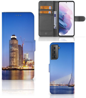 B2Ctelecom Telefoonhoesje Tekst Samsung Galaxy S21 Plus Case Rotterdam