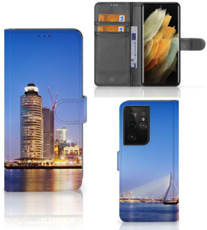 B2Ctelecom Telefoonhoesje Tekst Samsung Galaxy S21 Ultra Case Rotterdam