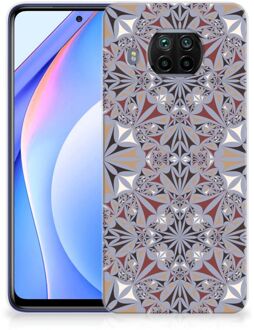 B2Ctelecom Telefoonhoesje Xiaomi Mi 10T Lite Hoesje Flower Tiles