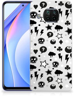 B2Ctelecom Telefoonhoesje Xiaomi Mi 10T Lite Silicone Back Cover Silver Punk