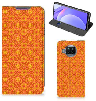 B2Ctelecom Telefoonhoesje Xiaomi Mi 10T Lite Wallet Case Batik Orange