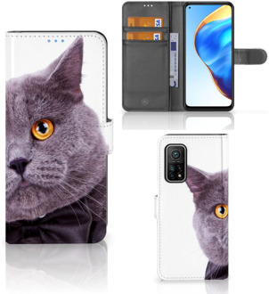 B2Ctelecom Telefoonhoesje Xiaomi Mi 10T Pro | Mi 10T Flipcover Case Kat