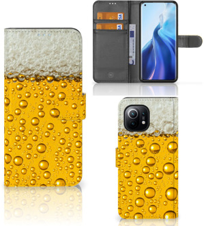 B2Ctelecom Telefoonhoesje Xiaomi Mi 11 Flip Cover Valentijn Cadeautje hem Bier