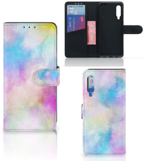 B2Ctelecom Telefoonhoesje Xiaomi Mi 9 Bookcase Personaliseren Watercolor Light