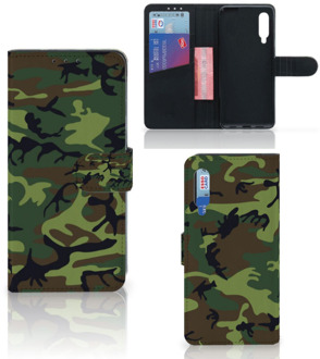 B2Ctelecom Telefoonhoesje Xiaomi Mi 9 Portemonnee hoesje Army Dark