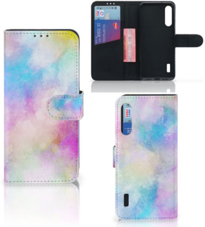 B2Ctelecom Telefoonhoesje Xiaomi Mi A3 Bookcase Personaliseren Watercolor Light