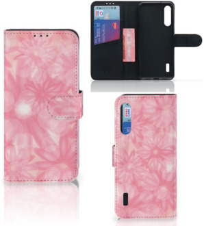 B2Ctelecom Telefoonhoesje Xiaomi Mi A3 Wallet Book Case Spring Flowers