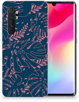 B2Ctelecom Telefoonhoesje Xiaomi Mi Note 10 Lite Silicone Back Cover Palm Leaves