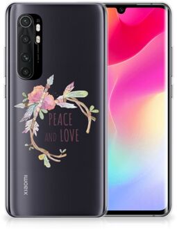 B2Ctelecom Telefoonhoesje Xiaomi Mi Note 10 Lite TPU Siliconen Hoesje Boho Text