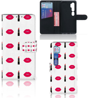 B2Ctelecom Telefoonhoesje Xiaomi Mi Note 10 Pro Beschermhoes Lipstick Kiss