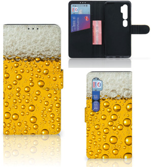 B2Ctelecom Telefoonhoesje Xiaomi Mi Note 10 Pro Flip Cover Valentijn Cadeautje hem Bier