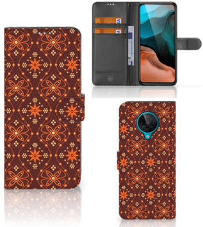 B2Ctelecom Telefoonhoesje Xiaomi Poco F2 Pro Wallet Book Case Batik Brown