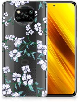 B2Ctelecom Telefoonhoesje Xiaomi Poco X3 Foto hoesje Blossom White