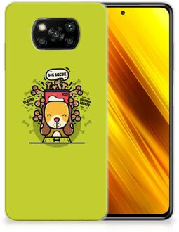 B2Ctelecom Telefoonhoesje Xiaomi Poco X3 Foto hoesje Doggy Biscuit