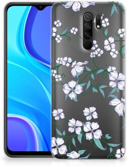 B2Ctelecom Telefoonhoesje Xiaomi Redmi 9 Foto hoesje Blossom White