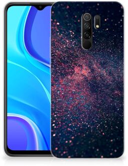 B2Ctelecom Telefoonhoesje Xiaomi Redmi 9 TPU Siliconen Hoesje met Foto Stars