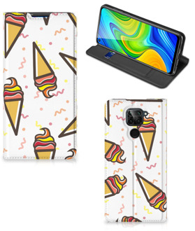 B2Ctelecom Telefoonhoesje Xiaomi Redmi Note 9 Beschermhoes Icecream