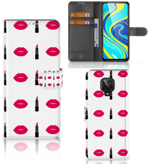 B2Ctelecom Telefoonhoesje Xiaomi Redmi Note 9 Pro | Note 9S Beschermhoes Lipstick Kiss