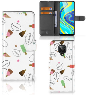 B2Ctelecom Telefoonhoesje Xiaomi Redmi Note 9 Pro | Note 9S Flip Cover IJsjes