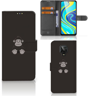 B2Ctelecom Telefoonhoesje Xiaomi Redmi Note 9 Pro | Note 9S Wallet Book Case Verjaardagscadeau Gorilla