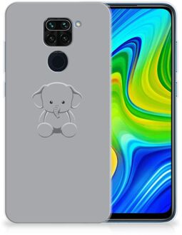 B2Ctelecom Telefoonhoesje Xiaomi Redmi Note9 Hippe Hoesjes Baby Olifant