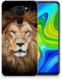 B2Ctelecom Telefoonhoesje Xiaomi Redmi Note9 Hippe Hoesjes Customize Super als Vaderdag Cadeau Leeuw