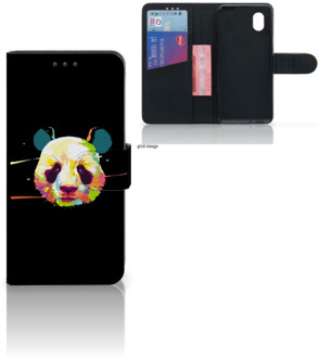 B2Ctelecom Telefoontas Alcatel 1B (2020) Hoesje ontwerpen Panda Color Sinterklaas Cadeautje