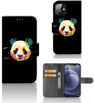 B2Ctelecom Telefoontas Apple iPhone 12 Mini Hoesje ontwerpen Panda Color Sinterklaas Cadeautje