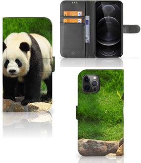 B2Ctelecom Telefoontas Apple iPhone 12 Pro Max Hoesje Panda