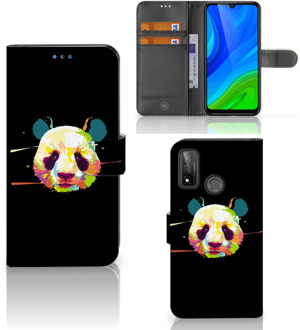 B2Ctelecom Telefoontas Huawei P Smart 2020 Hoesje ontwerpen Panda Color Sinterklaas Cadeautje