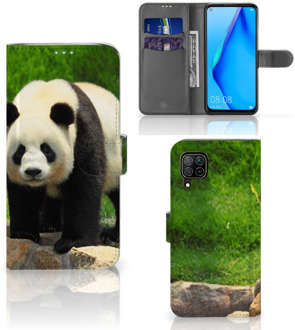 B2Ctelecom Telefoontas Huawei P40 Lite Hoesje Panda