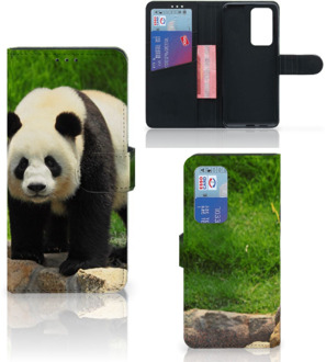 B2Ctelecom Telefoontas Huawei P40 Pro Hoesje Panda