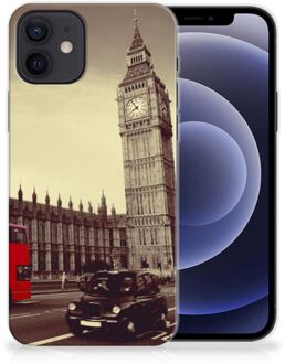 B2Ctelecom Telefoontas iPhone 12 | 12 Pro (6.1") Telefoonhoesje Londen City