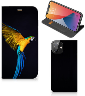 B2Ctelecom Telefoontas iPhone 12 | iPhone 12 Pro Smart Cover Hoesje Papegaai