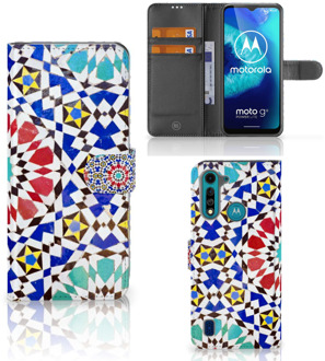 B2Ctelecom Telefoontas Motorola G8 Power Lite Hoesje Mozaïek