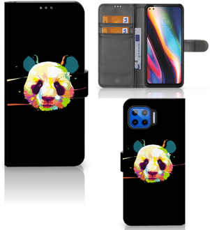 B2Ctelecom Telefoontas Motorola Moto G 5G Plus Hoesje ontwerpen Panda Color Sinterklaas Cadeautje