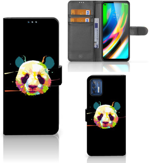 B2Ctelecom Telefoontas Motorola Moto G9 Plus Hoesje ontwerpen Panda Color Sinterklaas Cadeautje