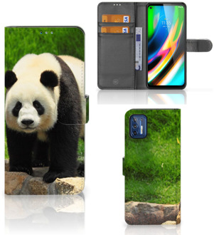 B2Ctelecom Telefoontas Motorola Moto G9 Plus Hoesje Panda