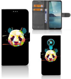 B2Ctelecom Telefoontas Nokia 3.4 Hoesje ontwerpen Panda Color Sinterklaas Cadeautje