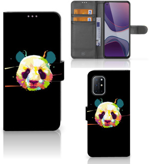 B2Ctelecom Telefoontas OnePlus 8T Hoesje ontwerpen Panda Color Sinterklaas Cadeautje