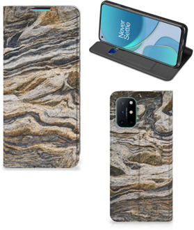 B2Ctelecom Telefoontas OnePlus 8T Smart Cover Steen