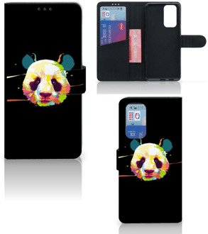 B2Ctelecom Telefoontas OnePlus 9 Pro Hoesje ontwerpen Panda Color Sinterklaas Cadeautje