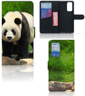 B2Ctelecom Telefoontas OnePlus 9 Pro Hoesje Panda